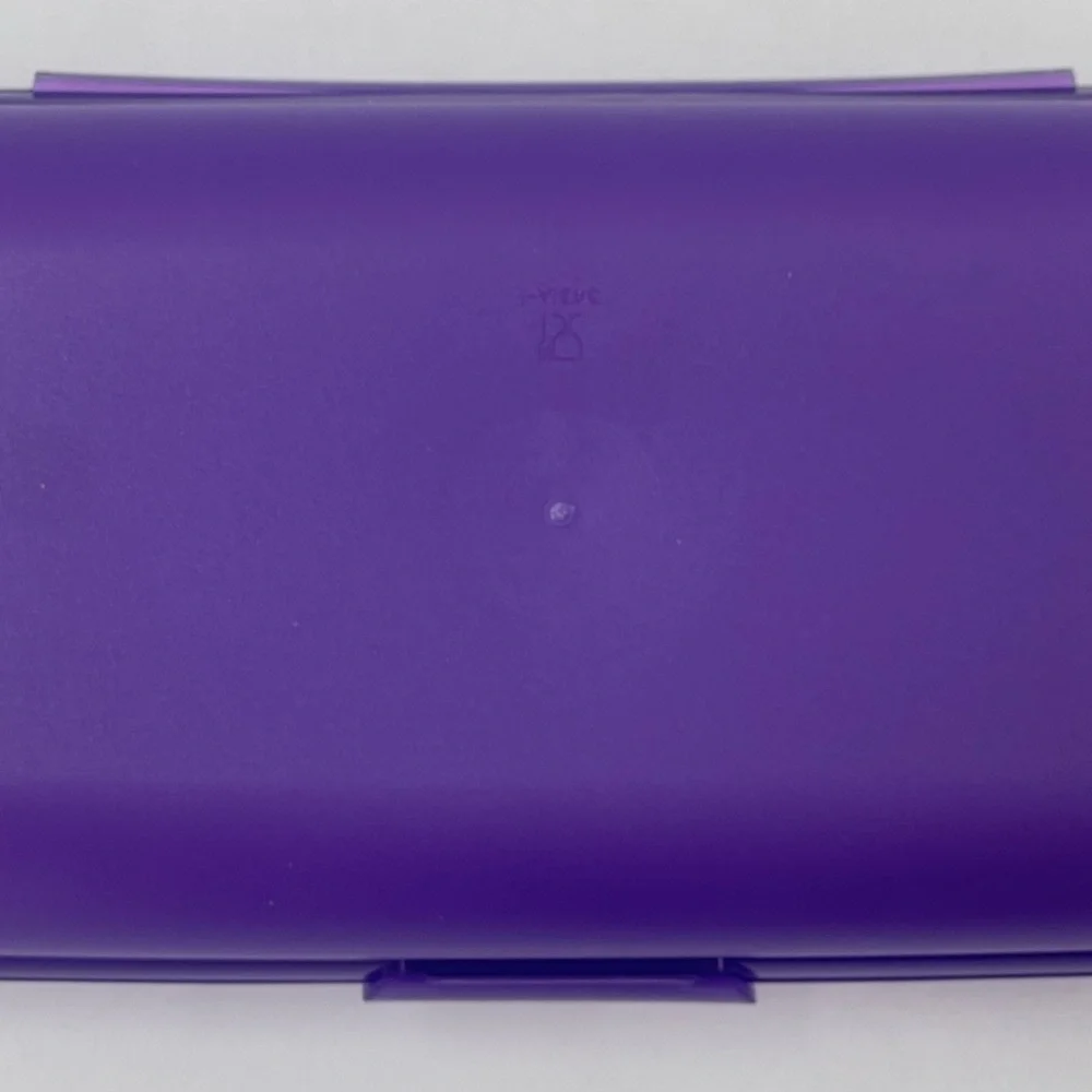 Tupperware Packables 4 Pc. Set Purple Oyster Travel Craft Sewing‎ Rare New HTF
